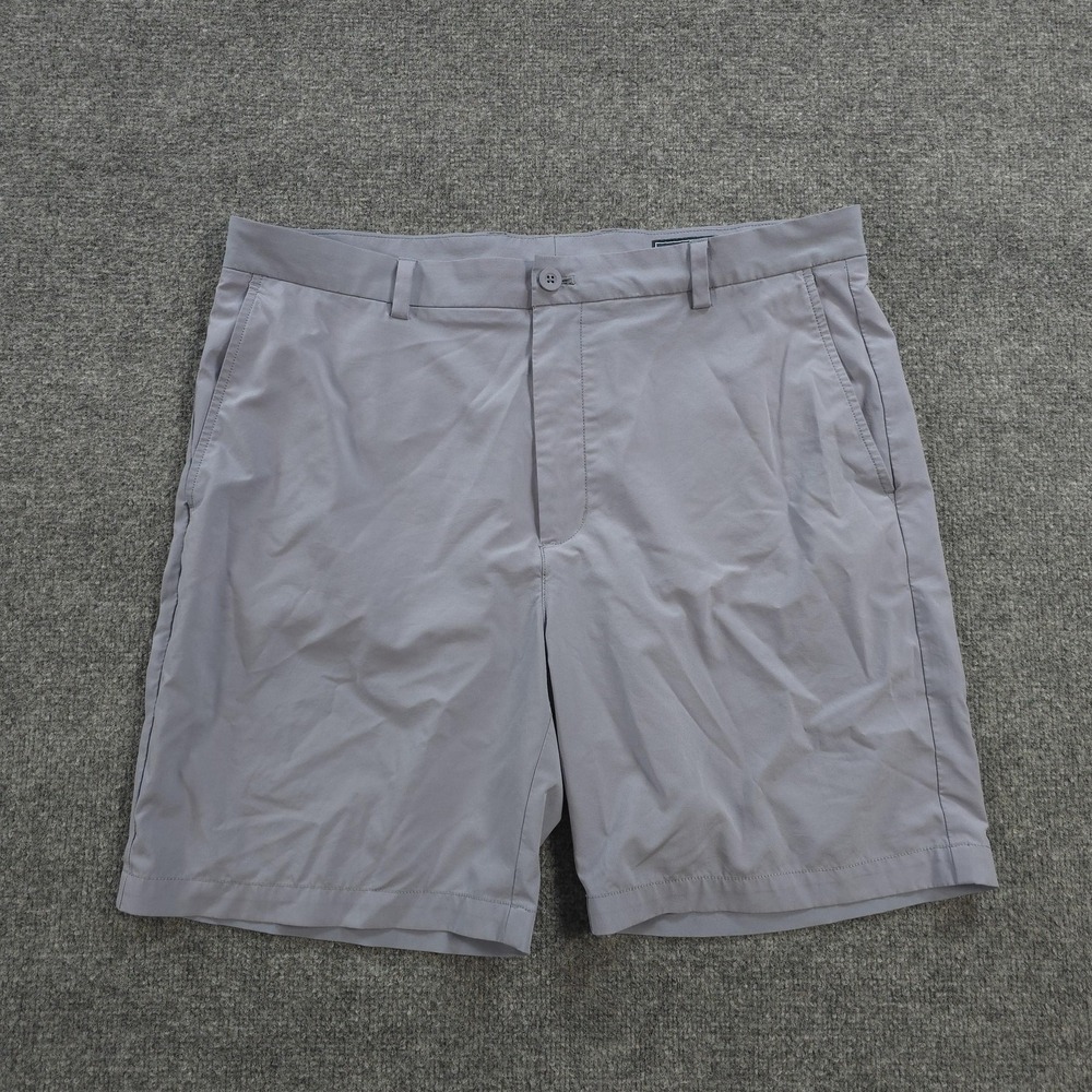 Vineyard Vines Shorts Mens 38 Gray Breaker 9in Performance Chino Stretch Golf